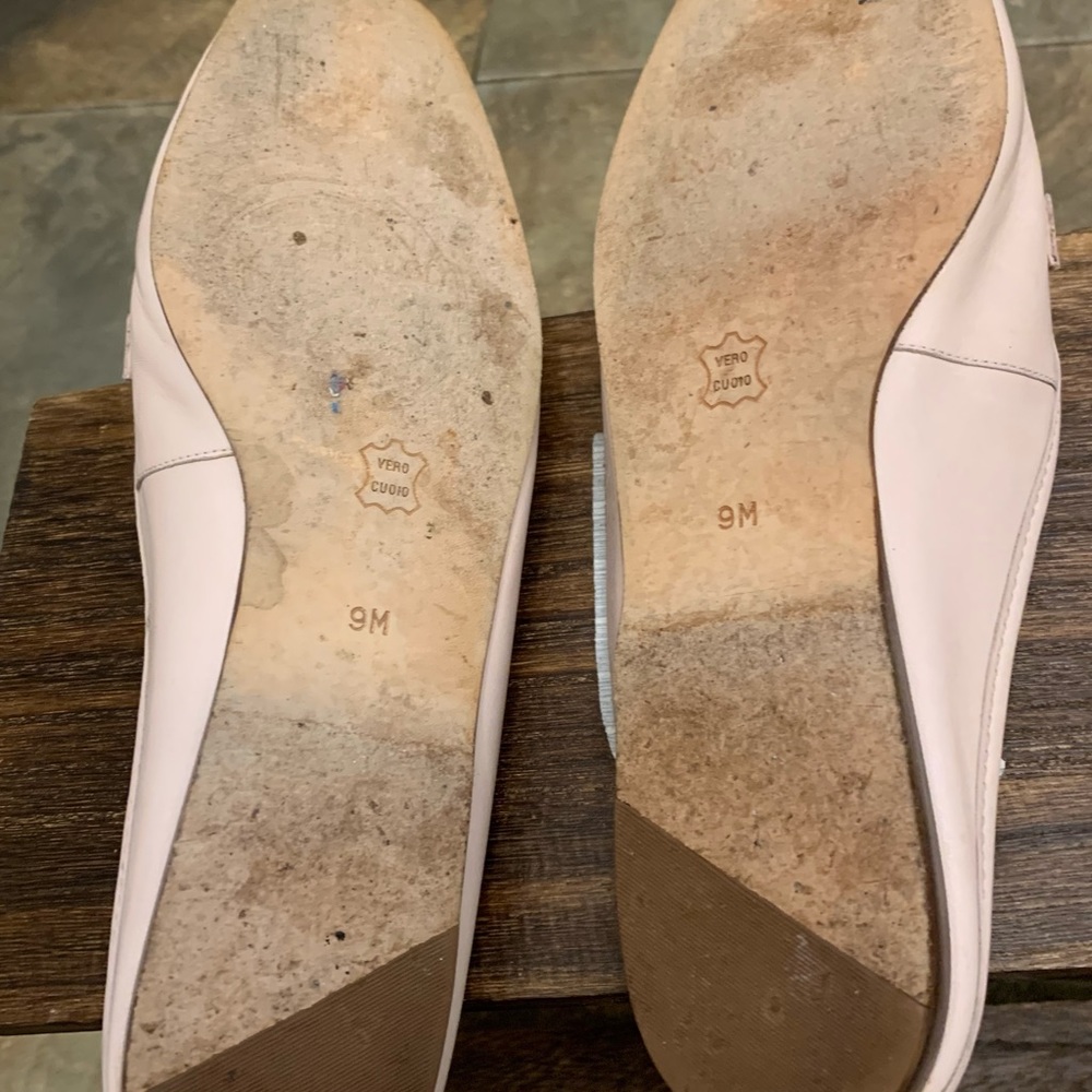 Enzo Angiolini pale pink leather slides - Picture 3 of 4